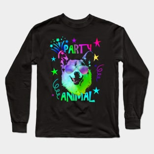 Corgi Party Animal Long Sleeve T-Shirt